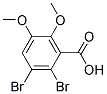 2,3-DIBROMO-5,6-DIMETHOXY-BENZOIC ACID Struktur