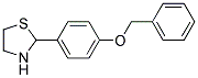 2-[4-(BENZYLOXY)PHENYL]-1,3-THIAZOLANE Struktur