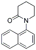 1-NAPHTHALEN-1-YL-PIPERIDIN-2-ONE Struktur