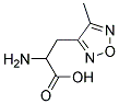 2-AMINO-3-(4-METHYL-1,2,5-OXADIAZOL-3-YL)PROPANOIC ACID Struktur