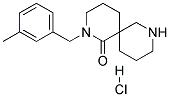 2-(3-METHYLBENZYL)-2,8-DIAZASPIRO[5.5]UNDECAN-1-ONE HYDROCHLORIDE Struktur