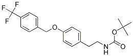 (2-[4-(4-TRIFLUOROMETHYL-BENZYLOXY)-PHENYL]-ETHYL)-CARBAMIC ACID TERT-BUTYL ESTER Struktur