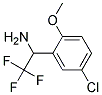 1-(5-CHLORO-2-METHOXY-PHENYL)-2,2,2-TRIFLUORO-ETHYLAMINE Struktur