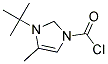 1-TERT-BUTYL-5-METHYL-1H-IMIDAZOLE-3-CARBONYLCHLORIDE Struktur