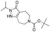 2-ISOPROPYL-3-OXO-2,3,4,5,7,8-HEXAHYDRO-1H-1,2,6-TRIAZA-AZULENE-6-CARBOXYLIC ACID TERT-BUTYL ESTER Struktur