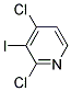 2,4-DICHLORO-3-IODO-PYRIDINE Struktur