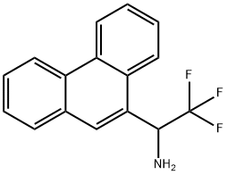 2,2,2-TRIFLUORO-1-PHENANTHREN-9-YL-ETHYLAMINE Struktur