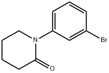 1-(3-BROMO-PHENYL)-PIPERIDIN-2-ONE Struktur