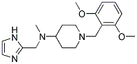 1-(2,6-DIMETHOXYBENZYL)-N-(1H-IMIDAZOL-2-YLMETHYL)-N-METHYLPIPERIDIN-4-AMINE Struktur