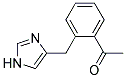 1-[2-(1H-IMIDAZOL-4-YLMETHYL)-PHENYL]-ETHANONE Struktur