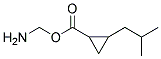 1-AMINOMETHYL-2-ISOBUTYL-CYCLOPROPANECARBOXYLIC ACID Struktur