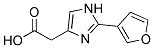 (2-FURAN-3-YL-1H-IMIDAZOL-4-YL)-ACETIC ACID Struktur