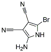 2-AMINO-5-BROMO-1H-PYRROLE-3,4-DICARBONITRILE Struktur