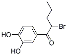 2-BROMO-1-(3,4-DIHYDROXY-PHENYL)-PENTAN-1-ONE Struktur