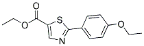 2-(4-ETHOXY-PHENYL)-THIAZOLE-5-CARBOXYLIC ACID ETHYL ESTER Struktur