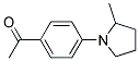 1-[4-(2-METHYL-PYRROLIDIN-1-YL)-PHENYL]-ETHANONE Struktur