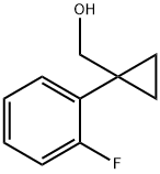 [1-(2-FLUORO-PHENYL)-CYCLOPROPYL]-METHANOL Struktur