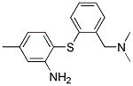 2-[(2-AMINO-4-METHYLPHENYL)THIO]-N,N-DI-METHYLBENZENEMETHANAMINE Struktur