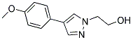 2-[4-(4-METHOXYPHENYL)-1H-PYRAZOL-1-YL]ETHANOL Struktur