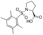 1-[(2,3,5,6-TETRAMETHYLPHENYL)SULFONYL]PROLINE Struktur