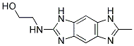 2-[(6-METHYL-1,7-DIHYDROIMIDAZO[4,5-F]BENZIMIDAZOL-2-YL)AMINO]ETHANOL Struktur