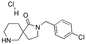 2-(4-CHLOROBENZYL)-2,7-DIAZASPIRO[4.5]DECAN-1-ONE HYDROCHLORIDE Struktur