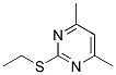 2-ETHYLSULFANYL-4,6-DIMETHYL-PYRIMIDINE Struktur