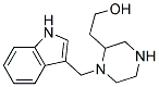 2-[1-(1H-INDOL-3-YLMETHYL)-PIPERAZIN-2-YL]-ETHANOL Struktur