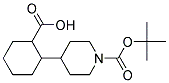 2-(1-(TERT-BUTOXYCARBONYL)PIPERIDIN-4-YL)CYCLOHEXANECARBOXYLIC ACID Struktur