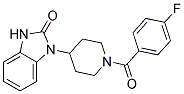 1-[1-(4-FLUOROBENZOYL)PIPERIDIN-4-YL]-1,3-DIHYDRO-2H-BENZIMIDAZOL-2-ONE Struktur