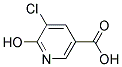 2-Hydroxy-3-Chloro-5-Carboxypyridine Struktur