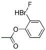 2'-fluoro-bromo phenyl acetic acid Struktur