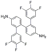 2,2'-bis(3,4,5-trifluorophenyl)-4,4'-biphenyldiamine Struktur