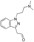 [1-(3-DIMETHYLAMINO-PROPYL)-1H-INDAZOL-3-YL]-ACETALDEHYDE Struktur