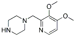 1-(3,4-DIMETHOXY-PYRIDIN-2-YLMETHYL)-PIPERAZINE Struktur