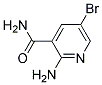 2-AMINO-5-BROMO-3-PYRIDINE CARBOXYLIC ACID AMIDE Struktur