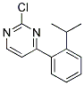 2-Chloro-4-(2-isopropyl-phenyl)-pyrimidine Struktur