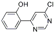 2-(6-Chloro-pyrimidin-4-yl)-phenol Struktur