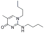 1-BUTYL-2-(N-BUTYLAMINO)-5-METHYL PYRIMIDIN-4-ONE Struktur