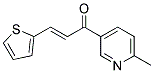 1-(6-METHYL-3-PYRIDYL)-3-(2-THIENYL)-2-PROPEN-1-ONE Struktur