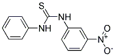 1-(M-NITROPHENYL)-3-PHENYL-2-THIOUREA Struktur