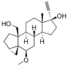 17A-ETHYNYL-6B-METHOXY-3A,5-CYCLO-5A-ANDROSTANE-17B,19-DIOL Struktur