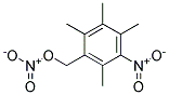 2,3,4,6-TETRAMETHYL-5-NITROBENZYLNITRATE Struktur