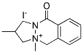 2,4-DIMETHYL-10-OXO-2,3,5,10-TETRAHYDRO-1H-PYRAZOLO(1,2-B)PHTHALAZINIUMIODIDE Struktur