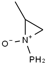 2-METHYLAZIRIDINE PHOSPHINE OXIDE Struktur