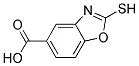 2-MERCAPTO-5-BENZOOXAZOLE-CARBOXYLIC ACID Struktur