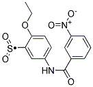 2-ETHOXY-5-(3-NITRO-BENZOYLAMINO)-BENZENESULFONYL Struktur