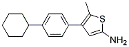 2-AMINO-4-(4-CYCLOHEXYL-PHENYL)-5-METHYL-THIOPHENE Struktur