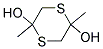 2,5-DIHYDROXY-2,5-DIMETHYL-1,4-DITHIOANE Struktur