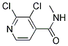 2,3-DICHLORO-N-METHYL-4-PYRIDINECARBOXAMIDE Struktur